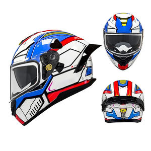 Новый стиль на заказ унисекс, мотоциклетные шлемы для верховой езды, Полнолицевые универсальные мотоциклетные шлемы - Product Image 3
