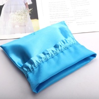 Produit en stock Sac à cordon en satin pour cheveux Promotion Offre Spéciale Perruque de luxe Ensemble de sous-vêtements Emballage Poussière Pochette Siilk