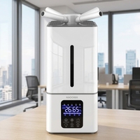 Humidificateur ultrasonique industriel électrique 15L neuf pour la culture de champignons en serre avec 3 atomiseurs, brume froide, télécommande