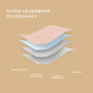 Sharicca Oeko-tex Celana Dalam Anti Kutu, Celana Dalam Anti Kutu Menstruasi, Celana Dalam Bambu Periode Penyerapan Kuat 100 - Product Image 6