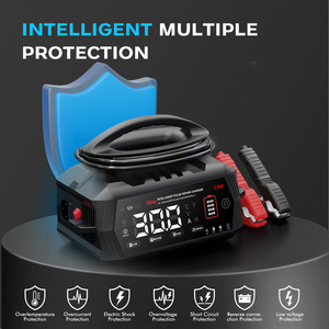 <span class=keywords><strong>Cargador</strong></span> Inteligente de Baterías para Auto y Moto de 30A, 6V/12V/24V, para Baterías de Litio LiFePO4 y Plomo-Ácido <span class=keywords><strong>AGM</strong></span> - Product Image 3