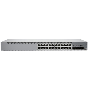 Commutateur réseau administrable Gigabit 24 ports Juniper <span class=keywords><strong>EX2300</strong></span>-<span class=keywords><strong>24T</strong></span>-DC neuf avec alimentation CC, pour montage en rack, réseau d'entreprise de couche 2 - Product Image 1