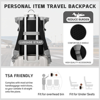 Sac à dos Roll Top Techwear personnalisé avec logo, extensible, étanche, pour ordinateur portable 15,6 pouces, idéal pour les trajets urbains, vente en gros OEM