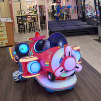 Nouveau petit avion rotatif commercial et voiture pivotante à pièces pour enfants pour l'entrée du supermarché