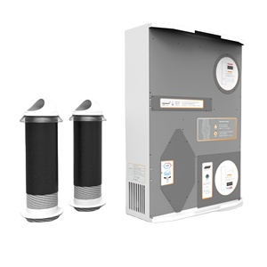 180m3/h thép không gỉ treo tường erv/HRV phục hồi năng lượng thông gió ba bộ lọc (HEPA-H13 G4) 100mm để sử dụng trong bệnh viện - Product Image 5