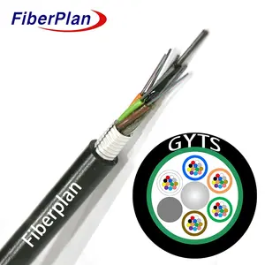 Fiberplan GYTA gyta/GYTS 6 8 12 24 48 72 96 144 288 Núcleos gyta g652d cable de fibra óptica de fibra blindada