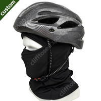 Cagoule noire vierge OEM personnalisable avec logo, masque de ski sportif sublimé avec impression pour hommes et femmes, fabricant sur mesure