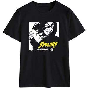 Kaos Kasual Lengan Pendek Motif Anime Jepang Bahan Katun Tebal untuk Musim Panas - Product Image 3