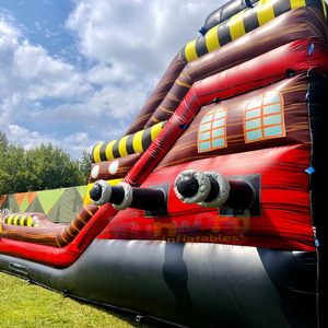 Outdoor party jumpers commercial bouncy castle combo bouncer jump <b>house</b> <b>inflatable</b> pirate ship slide for kids - Product Image 6