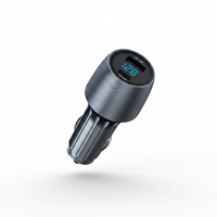 Chargeur de voiture numérique à double port SUNDA en métal, 83W, charge rapide, chargeur de téléphone universel pour ordinateur portable, téléphone portable, tablette