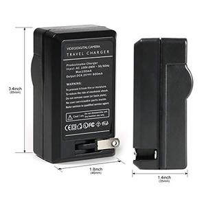 <strong>Camera</strong> Battery Dock <strong>Charger</strong> for Casio Np40 NP20 NP60 NP70 NP80 NP90 NP100 - Product Image 2