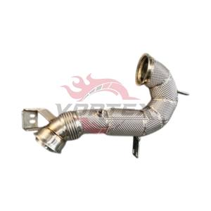 Tubo de Escape de Alto Flujo Vortex 304 con Catalizador para Mercedes-Benz AMG GT43 GT53 E53 CLS53 GLE53 3.0T 2018–2025 con Protector Térmico - Product Image 2