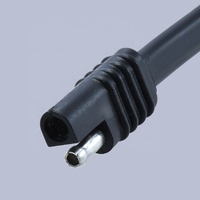 Pince crocodile crocodile robuste vers câble de connecteur SAE 2 broches pour applications de test de charge de batterie électronique 220V