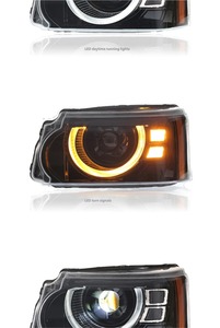 Conjunto de Faros LED Modificados con Lente de Proyector y Luces de Circulación Diurna para Land Rover Range Rover Sport L320 2010 <span class=keywords><strong>2013</strong></span> - Product Image 6