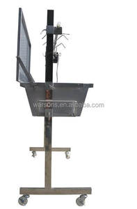 Asador de Cerdo Moderno Warrior Premium <span class=keywords><strong>con</strong></span> Altura Ajustable y Parabrisas - Capacidad de Carga de 60 kg - Product Image 2