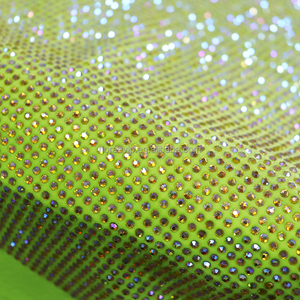 FB001 sáng Bóng Pha Lê Nhung căng vải pha lê hotfix chuyển kim cương vải với Rhinestone cho giày may mặc - Product Image 4