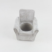 Vente en gros de pots de fleurs en béton personnalisés pour plantes d'extérieur, pots à succulentes, pots à bonsaï