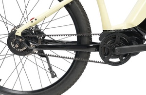 Bicicleta Eléctrica de Montaña de 27.5 Pulgadas con Motor Central CVT de 36v 350W, Horquilla de Suspensión Neumática, Neumático de 2.3 Pulgadas, para Ciclismo al Aire Libre - Product Image 4