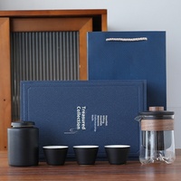 Coffret Cadeau d'Anniversaire d'Entreprise, Style Chinois, Céramique, Impression de Logo, Souvenir de Réunion Annuelle, Petit Cadeau pour Clients