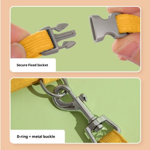 Arnés para mascotas con bordado de margaritas pequeñas, diseño de chaleco de encaje, cuerda de tracción para gatos y perros pequeños, para paseos al aire libre - Product Image 3