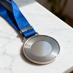 Thiết Kế Mới Vàng Bạc 3D 2D Hai Mặt Huy Chương Chạy Marathon Thể Thao Khiêu Vũ Sáng Tạo Lưu Niệm Với Ribbon Phun Logo Ve Áo Pin - Product Image 4