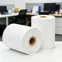 Rollo de Papel Térmico de Una Sola Capa 80x80mm al por Mayor de Fábrica para Cajas Registradoras y Recibos de Cajeros Automáticos