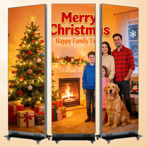 Afficheur LED d'intérieur P1.86 GOB sur pied, écran couleur mobile, 600 nits, affichage publicitaire LED pour magasin - Product Image 2