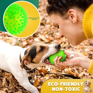 Meilleurs jouets interactifs et de mouvement pour chiens : haltères distributeurs de nourriture en TPR, jouets à mâcher pour animaux de compagnie - Product Image 5
