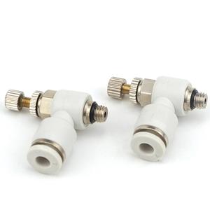 Válvula de Aceleración para Cilindro Neumático SL4-01, SL6-01, SL8-01, SL4-02, SL6-02, SL8-02, SL4-M5, SL6-M5 y Conector Neumático Rápido de Rosca Pequeña - Product Image 6