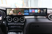 Radio de navigation automobile à double écran de 24,6 pouces pour Mercedes BENZ C W205 GLC X253 2015 - 2020, lecteur multimédia Android Auto Carplay