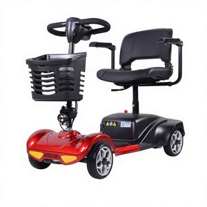 Lightweight 4-Wheel Steel Electric <b>Mobility</b> <b>Scooter</b> for Elderly Adults 180kg Capacity 24V 12Ah Lead Acid Battery <b>Foldable</b> Design - Product Image 2