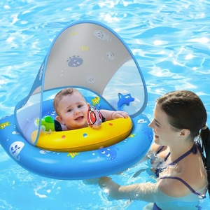 Flotador de Asiento para Bebé, Flotador Inflable de PVC Grueso para Niños, Anillos de Natación para Niños, Juguetes, Anillo Flotante para Piscina, Verano - Product Image 2