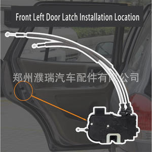 Serrure de porte Hyundai 81310-0W000 81320-0W000 avant pour Santa Fe 10-12 ans, pièce de rechange - Product Image 4