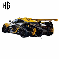 P1 GTR Kit de carrosserie en Fiber de carbone pour Mclaren P1 Facelift Upgrade GTR Style Pare-chocs de voiture Aileron arrière Jupes latérales Kit de carrosserie automatique