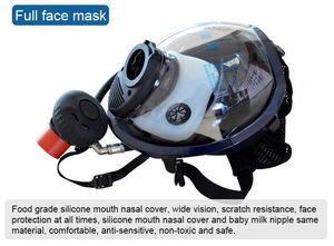 In sich geschlossenes Atemgerät Atemschutz gerät Atemschutz gerät für Feuerwehr leute - Product Image 5