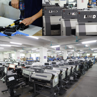 Imprimante DTF automatique LINKO XP600 pour l'impression sur emballages souples et les t-shirts, encre pigmentée, double tête, 1440 dpi