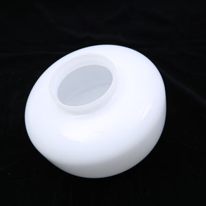 Ventilador de <span class=keywords><strong>techo</strong></span> de vidrio blanco de ópalo soplado a mano lámpara de repuesto de pantalla escolar <span class=keywords><strong>globo</strong></span> - Product Image 3