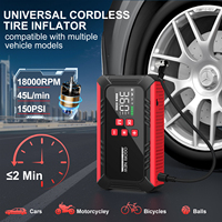 Batterie externe de démarrage de voiture Booster de batterie haute puissance avec gonfleur de pneu pour démarrage d'urgence de voiture