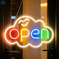Enseigne néon LED personnalisée en acrylique, vente en gros directe usine, pour vitrine de magasin, devanture de commerce, logo d'entreprise, décoration murale et de fenêtre