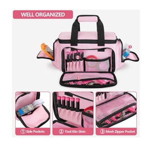 Sac de rangement pour outils de grande taille, durable, pour femmes, avec fond anti-friction, bandoulière et plusieurs poches - Product Image 6
