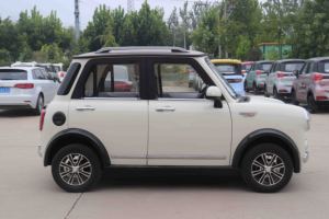 Retro Mode Vierwielige Elektrische Auto Mini <span class=keywords><strong>Rhd</strong></span> Rechtsgestuurde 4-zits Gesloten Cabine Auto Assisteren Met 72V Spanning - Product Image 4