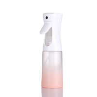 Bouteilles de pulvérisation miniatures personnalisées rechargeables en PET de 200 ml, 300 ml, 16 oz (500 ml) avec pulvérisation fine continue pour liquide de nettoyage