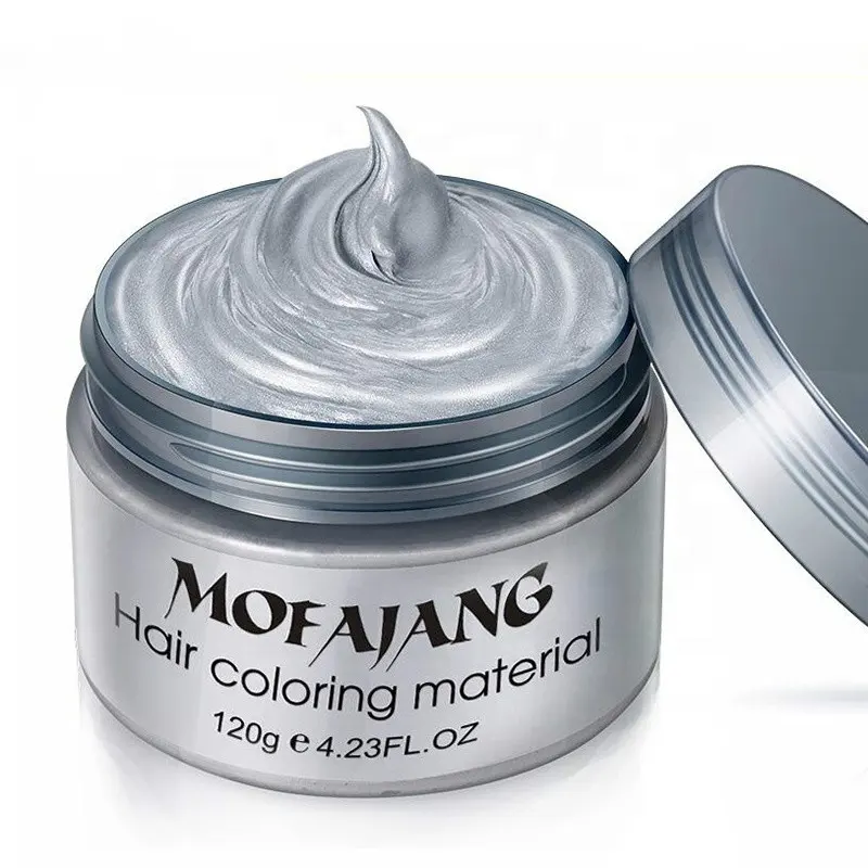 Phổ Biến MOFAJANG 9 Màu Tóc Styling Bom Mát Vật Liệu Tạm Thời Dùng Một Lần Bùn Màu Tóc Sáp Từ Trung Quốc Nhà Cung Cấp