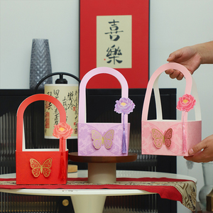 Valentine's Day Floral Art Hand-Held <strong>Flower</strong> <strong>Box</strong> New Butterfly Design For Fresh <strong>Flower</strong> Arrangement &amp; Gift Packaging Paper Bags - Product Image 6