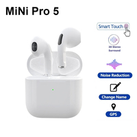 Écouteur sans fil Pro5 TWS à commande tactile, oreillettes pour téléphone, pour Samsung, casque d'écoute de bateau, livraison gratuite, nouveau