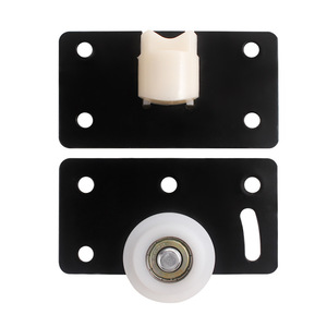 Rueda deslizante de acero inoxidable 338 con rueda superior oculta para armario, diseño minimalista, aleación de aluminio resistente al óxido - Product Image 3