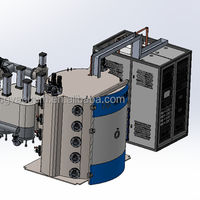 Machine de revêtement PVD multi-arc grande capacité avec chambre de 1500 mm pour la production en série de quincaillerie, meubles et lignes de revêtement décoratif