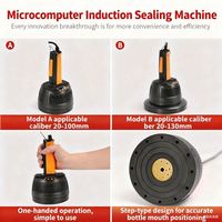 Scelleuse à induction électromagnétique portative intelligente, machine de capsulage pour bouteilles en plastique médical et feuilles d'aluminium.