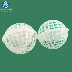 Boule de biofilm de haute qualité, boule poreuse en forme de boule, emballage suspendu, boule flottante pour fosse septique - Product Image 4