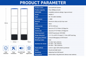Sistema Antifurto per Negozi, Sistemi di Sicurezza Antifurto per la Vendita al Dettaglio, Cancello RF EAS, Cancello di Sicurezza RF, Sistemi EAS - Product Image 2